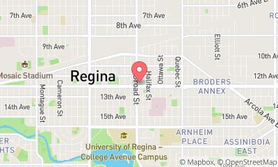 map, DoubleTree by Hilton Hotel & Conference Centre Regina
