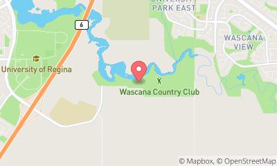map, club de golf,golf à #####CITY#####,golf,tournoi de golf,CanaGuide,terrain de golf,Wascana Country Club,golfeur,parcours de golf, Wascana Country Club - Golf à Regina (SK) | CanaGuide