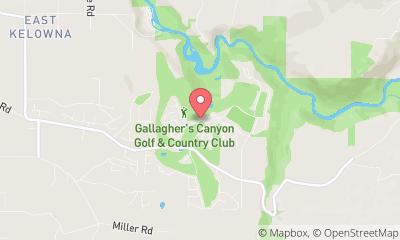 map, Gallagher's Canyon Golf & Country Club