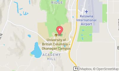 map, UBC Conferences and Accommodation Okanagan