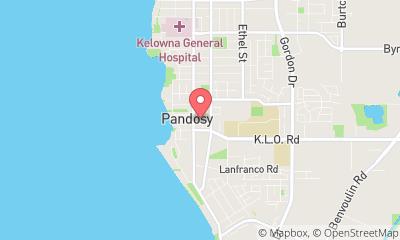 map, Fresh Air Kelowna - Pandosy