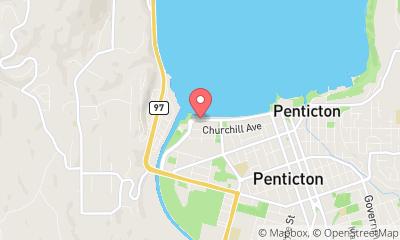 map, Penticton Jet Ski Rentals (Location Temporarily Closed)