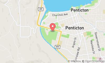 map, Penticton Golf & Country Club