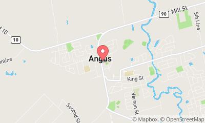 map, Knights Inn Angus
