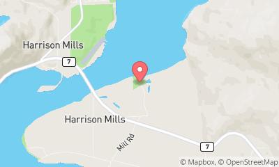map, Harrison River RV and Campground