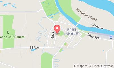 map, Langley Fine Arts School