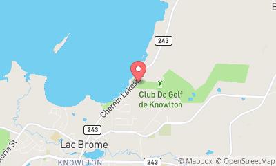map, Club De Golf De Knowlton