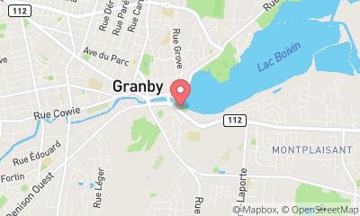 map, Bureau d'accueil touristique de Granby