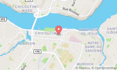 map, L'Gros Luxe Chicoutimi