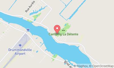 map, Camping La Détente Inc