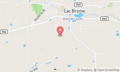 map, Havre du Lac Brome