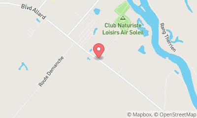 map, Club Naturiste Loisirs Air Soleil Inc