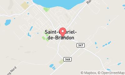 map, Bureau d'information touristique de Saint-Gabriel-de-Brandon