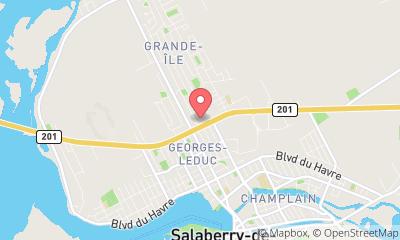 map, Motel Grande-Ile