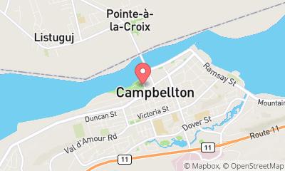 map, RV Camping RV Campbellton Campbellton