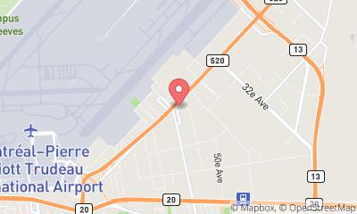 map, Holiday Inn Express & Suites Montreal Airport, an IHG Hotel