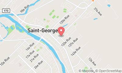 map, Metro Poulin & Frères St-Georges