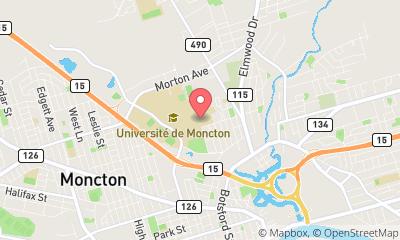 map, Université de Moncton