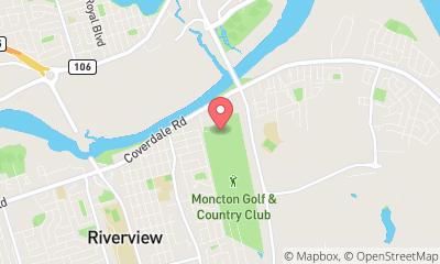 map, Moncton Golf Course