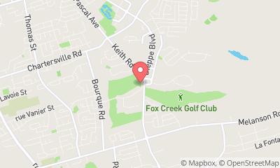 map, Fox Creek Golf Club