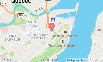 map, Québec