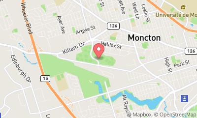 map, Moncton SportsDome