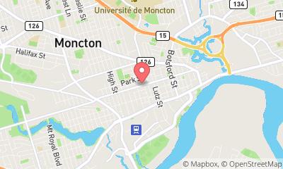 map, Moncton Nail Spa
