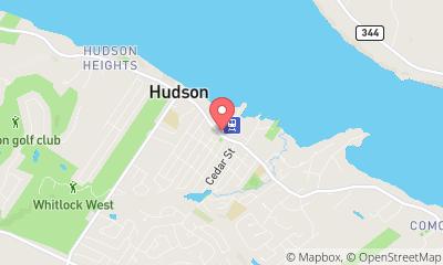 map, Hudson Piscines & Spas