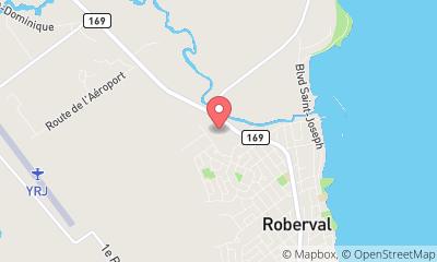 map, Bowling Salon de Quilles Roberval in Roberval (Quebec) | CanaGuide