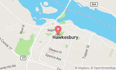 map, Ice Skating Robert Hartley Sports Complex in Hawkesbury (ON) | CanaGuide