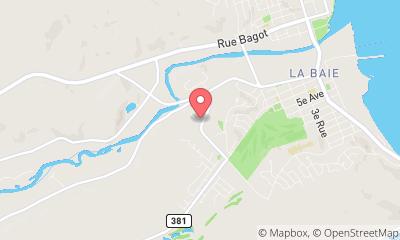 map, Brasserie J M Y Inc à La Baie (QC) | CanaGuide