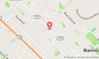 map, Karate Sports Blainville