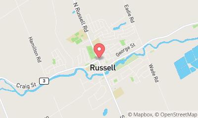 map, Russell Music Academy