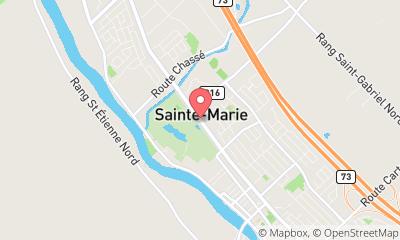 map, Food Producer IGA extra Boucherie Veilleux inc. in Sainte-Marie (QC) | CanaGuide