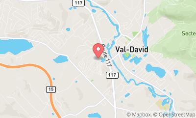 map, Snow Sport Ski Mont Vallée Bleue in Val-David (QC) | CanaGuide