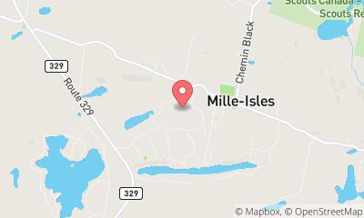 map, Appartement de vacances Blue Moose - Chalet Spa Nature à Mille-Isles (Quebec) | CanaGuide
