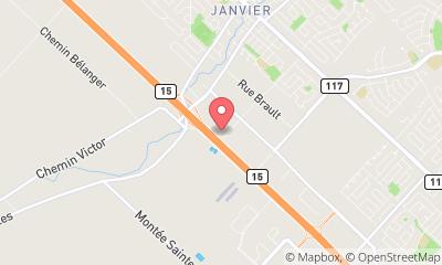 map, Swimming Pool Piscines P. Massie Inc in Mirabel (Quebec) | CanaGuide