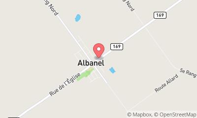 map, Bus Arrêt sur demande Intercar in Albanel (QC) | CanaGuide