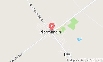 map, Bus Terminus Intercar in Normandin (QC) | CanaGuide