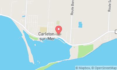 map, Tourist Office Bureau d'accueil touristique de Carleton-sur-Mer in Carleton (QC) | CanaGuide