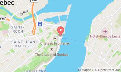 map, Appartement de vacances Les Lofts Champlain - By Les Lofts Vieux-Québec à Québec (QC) | CanaGuide