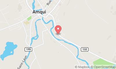 map, Boutique de Camping Boutique du Travailleur à Amqui (QC) | CanaGuide