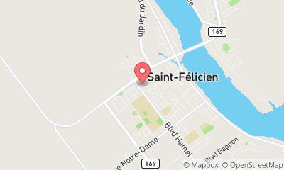 map, Food Producer Metro Boutin St-Félicien in Saint-Félicien (QC) | CanaGuide