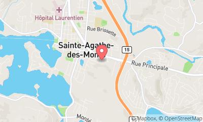 map, Camping Store Walmart Supercentre in Sainte-Agathe-des-Monts (QC) | CanaGuide