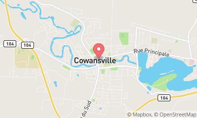 map, Travel Agency Voyages Signés Mario Brisebois in Cowansville (QC) | CanaGuide