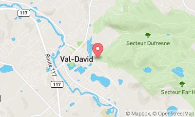 map, Parc régional de Val-David-Val-Morin, Secteur Dufresne