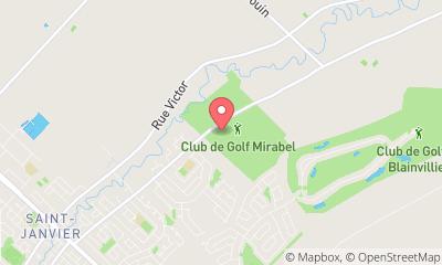 map, Club de Golf Mirabel