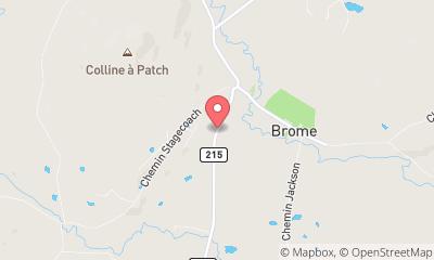 map, Luxury Hotel Domaine Dorchamps in Brome (QC) | CanaGuide