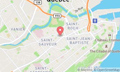 map, Theater School Mode É Arto in Quebec City (Quebec) | CanaGuide