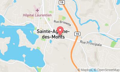 map, Camping Store Sports Liquidator in Sainte-Agathe-des-Monts (QC) | CanaGuide